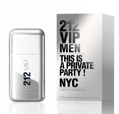 EAU DE TOILETTE CAROLINA HERRERA 212 VIP MEN 50 ML