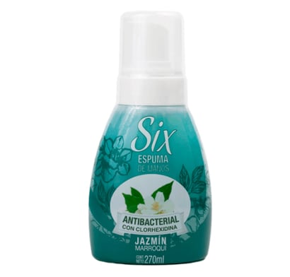 Jabón En Espuma Para Manos Six Jazmín Marroquí 270 Ml