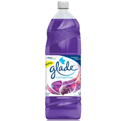 Limpiador Líquido Multisuperficies Glade Campos De Lavanda 1.8 L
