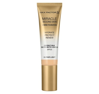 Base Max Factor Miracle Touch Second Skin N°002 Fair Light