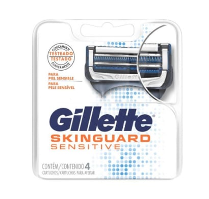 Repuesto De Afeitadora Gillette Skinguard Sensitive 4 Unidades