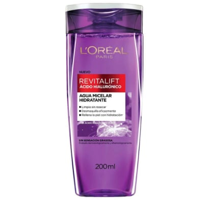 Agua Micelar L'oréal Paris Dermo Expertise Revitalift ácido Hialurónico 200 Ml 