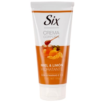 Crema Corporal Six Miel Y Limón 195 G