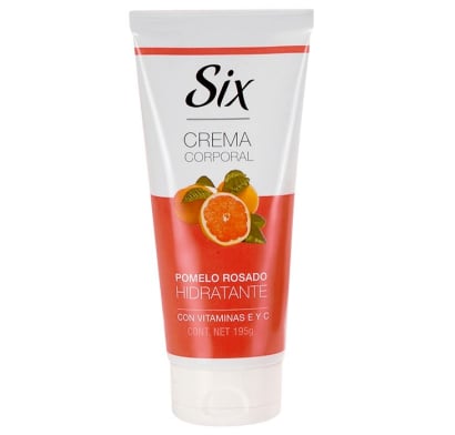 CREMA CORPORAL SIX POMELO ROSADO 195 GRS