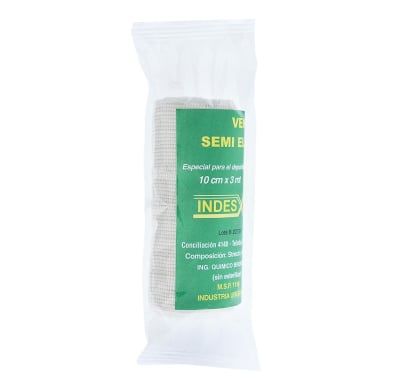 Venda Semi Elástica Indes 10 Cm X 3 M