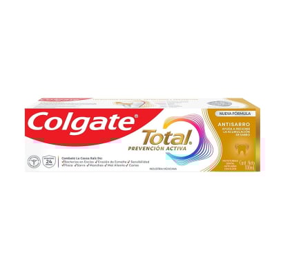 Pasta De Dientes Colgate Total Antisarro con Flúor 100 G
