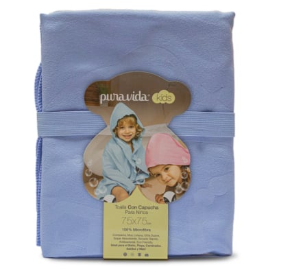 Toalla De Bebé Puravida Con Capucha 