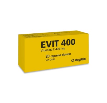 EVIT 400 MG 20 CÁPSULAS