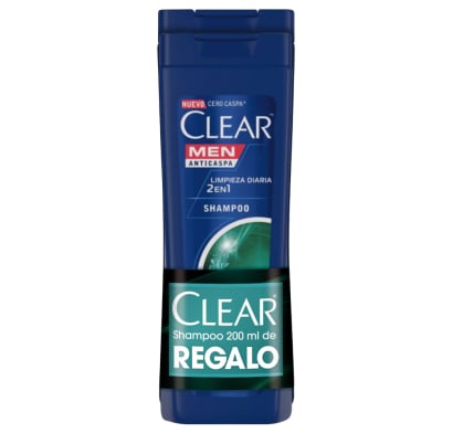 Shampoo Clear Limpieza Diaria 2en1 400 Ml + Shampoo 200 Ml
