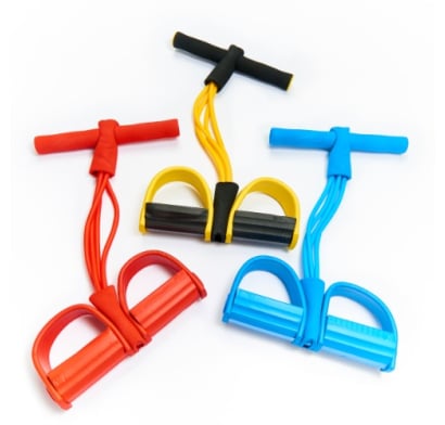 Banda De Resistencia Con Pedal Farma Fitness Colores Surtidos