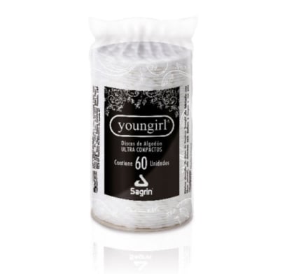 Discos De Algodón Youngirl 60 Unidades