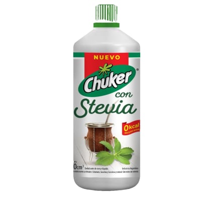 Edulcorante Chucker Con Stevia 600 Ml