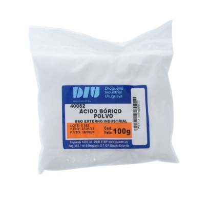 ácido Borico Diu 100 G
