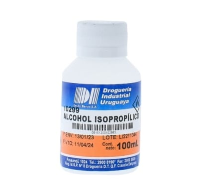 Alcohol Isopropílico Diu 100 Ml