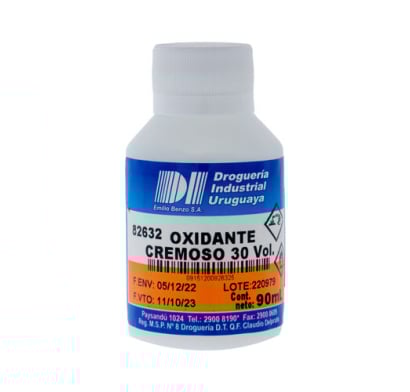 Oxidante Cremoso Diu 30 Volúmenes 90 Ml