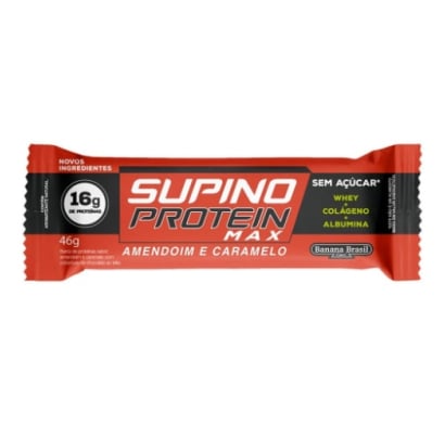 Barra Proteica Supino Protein Almendras Y Caramelo 46 G