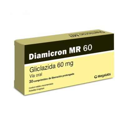 Diamicron Mr 60 Mg 30 Comprimidos