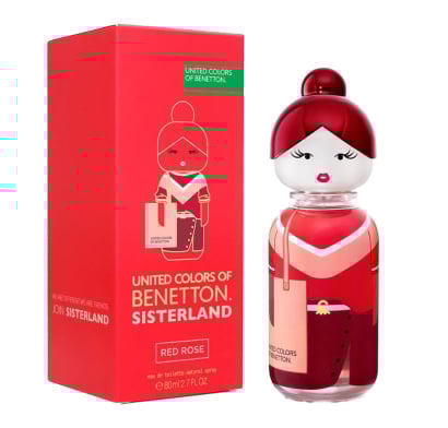 Perfume Benetton Sisterland Red Rose Edt 80 Ml