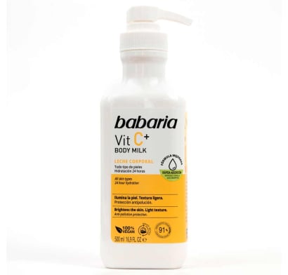 Crema Corporal Babaria Body Todo Tipo Piel Vitamina C+ 500 Ml
