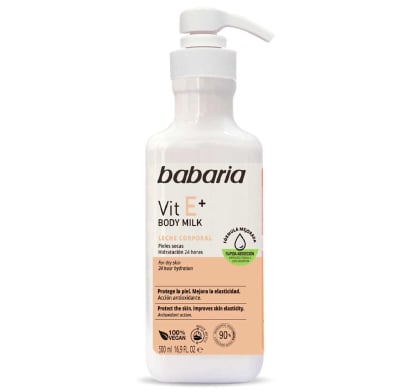 Crema Corporal Babaria Body Piel Seca Vitamina E+ 500 Ml