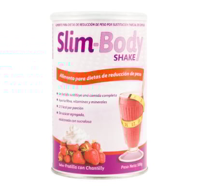 SLIM BODY SHAKE FRUTILLA 500 G