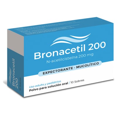 Bronacetil 200 Mg 10 Sobres