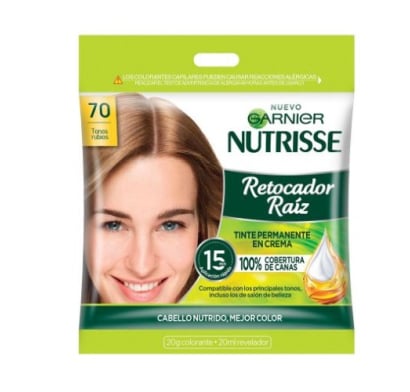 Retocador De Raíz Garnier Nutrisse N°70 Colorante 20 G + Revelador 20 Ml