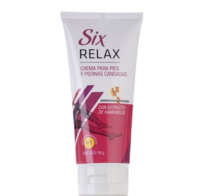 Crema Six Relax Para Pies Y Piernas Cansadas 195 G