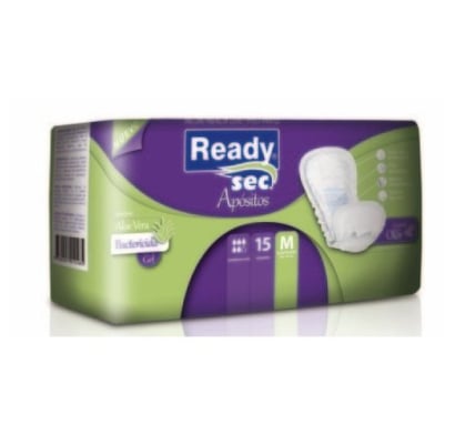 APOSITO READYSEC TALLE MEDIO X15 UNIDADES.