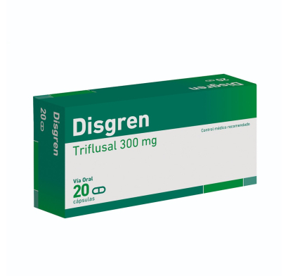 Disgren 300 Mg 20 Cápsulas