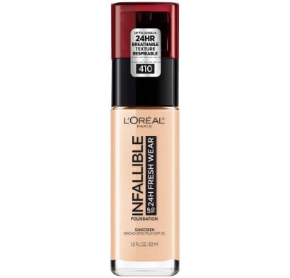 Base L'oréal Paris Infallible Fresh Wear Foundation 24h N°410 Ivory 30 Ml