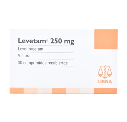 Levetam 250 Mg 30 Comprimidos Recubierto
