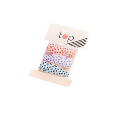 Broches Para El Pelo Top Estrellitas Varios Colores 3 Unidades
