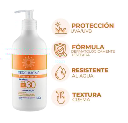 Protector Solar Medclinical FPS30 500 g