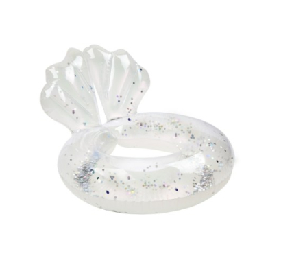 Inflable Para Niños Sunnylife Shell Con Glitter