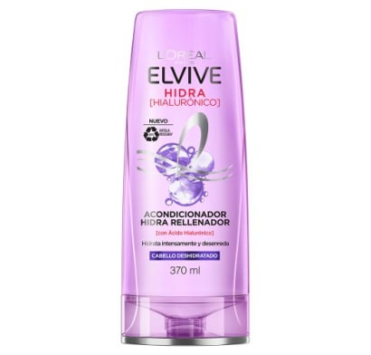 Acondicionador Elvive Hidra Rellenador Con ácido Hialurónico 370 Ml