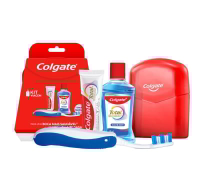 Kit Colgate Pasta De Dientes 30 G + Enjuague Bucal 60 Ml + Cepillo