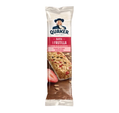 Barra De Cereales Quaker Con Frutilla 23 G