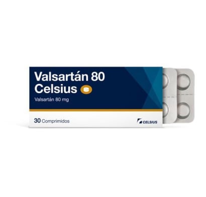 Valsartan Celsius 80 Mg 30 Comprimidos