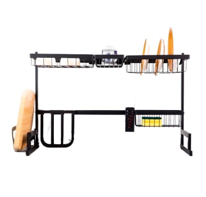 Escurridor De Platos Para Pileta Negro