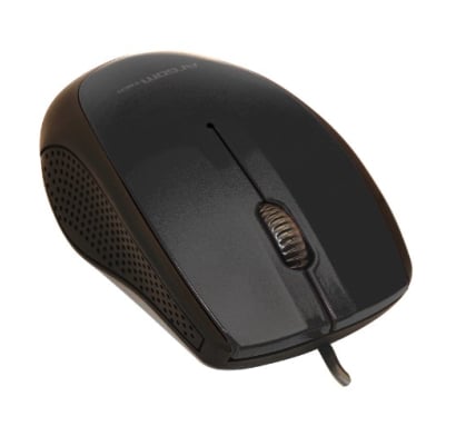 Mouse Con Cable Usb 3d Negro