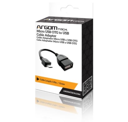 Cable Argom Micro Usb A Usb Hembra