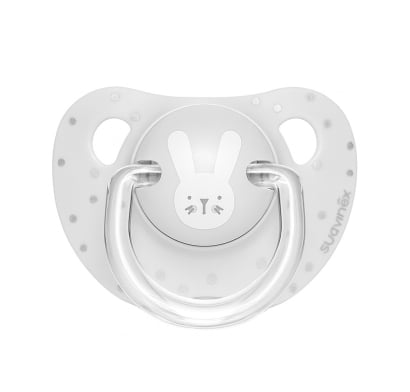 Chupete Suavinex Anatómico Silicona Gris 0 a 6 Meses