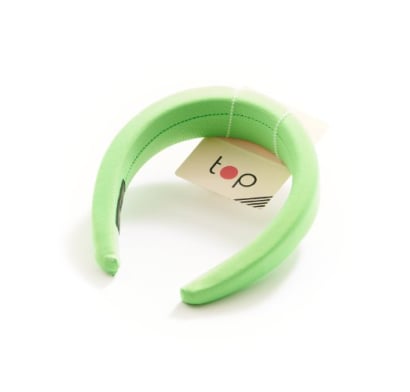 Vincha Para El Pelo Top Ancha Verde 1 Unidad