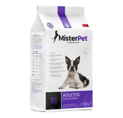 Ración para Perros MisterPet Premium Adultos Mordida Pequeña 15 kg