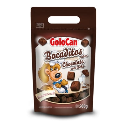 Bocaditos Golocan Chocolate Con Leche 500 G
