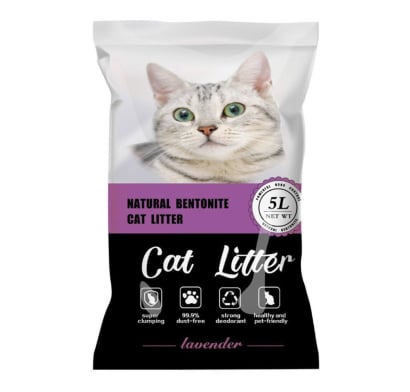 Arena Sanitaria Cat Litter Aglomerante Lavanda 5 L