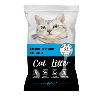 Arena Sanitaria Cat Litter Aglomerante Natural 5 L 