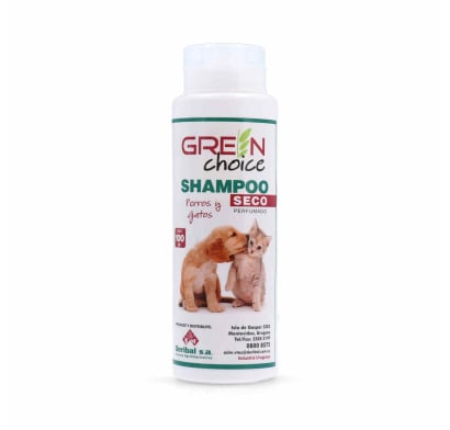 Shampoo Seco Green Choice Perros Y Gatos 100 Ml