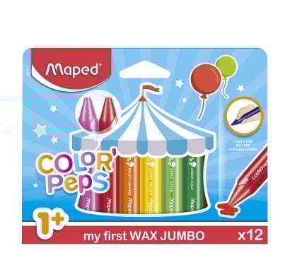 Crayones Maped Jumbo 12 Unidades